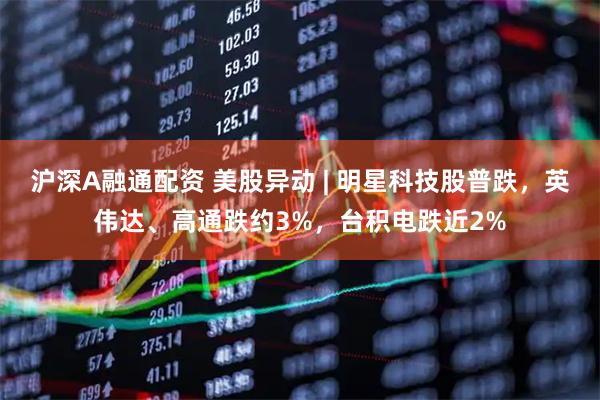 沪深A融通配资 美股异动 | 明星科技股普跌，英伟达、高通跌约3%，台积电跌近2%